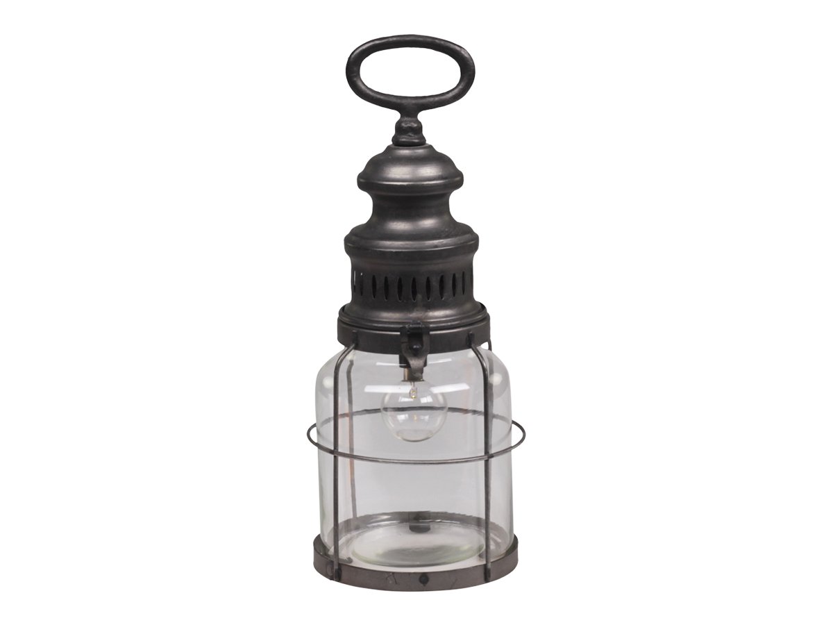 Chic Antique, Fransk stald lanterne med gitter inkl. pre og timer Lille