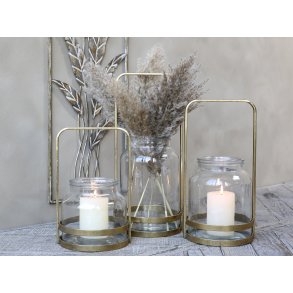 Chic Antique, Lanterne med hank, antique messing
