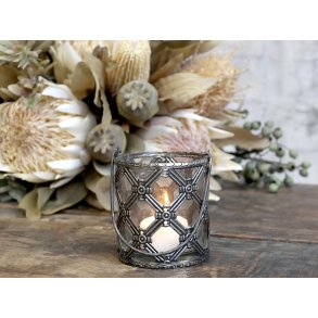 Chic Antique, Lanterne med hank og mnster, gitter