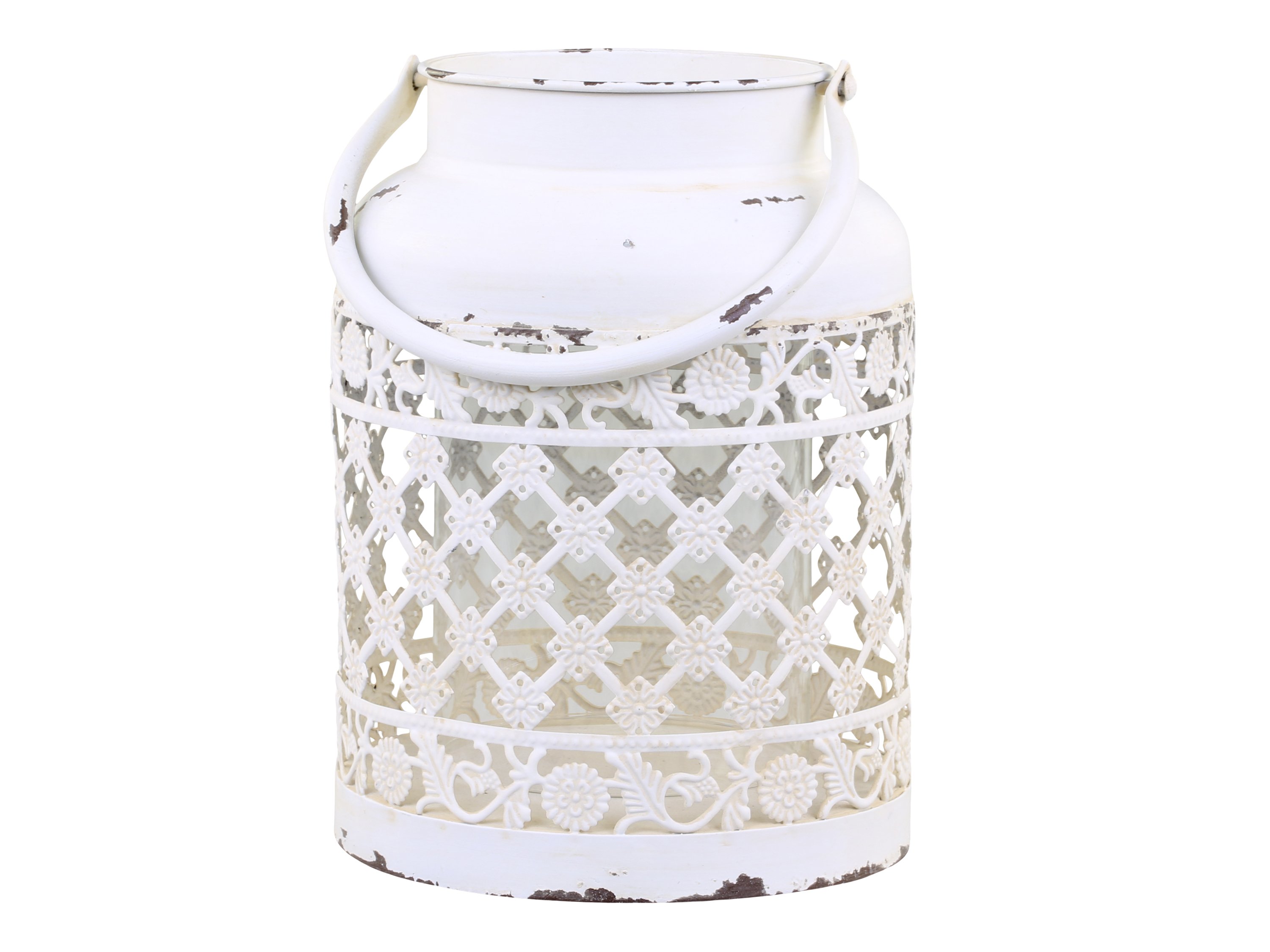 Chic Antique, Lanterne med dekor, antique creme