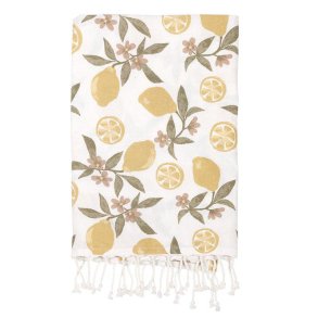 Fondaco, Hammam plaid, med citronmotiv