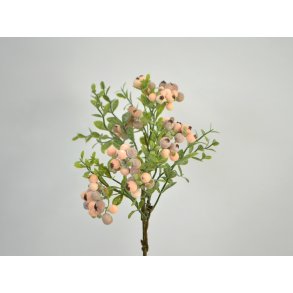 DEKO FLORALE, Brbladgren, 38 cm, lyserd