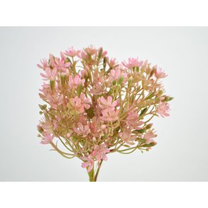 DEKO FLORALE, Mini blomster buket, 36cm, lyserd