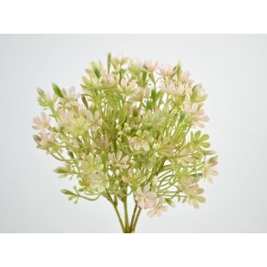 DEKO FLORALE, Mini blomster buket, 36cm, lyserd/grn