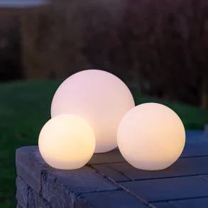 LED NORDIC, Ida, LED kugle med solceller, 1 stk.