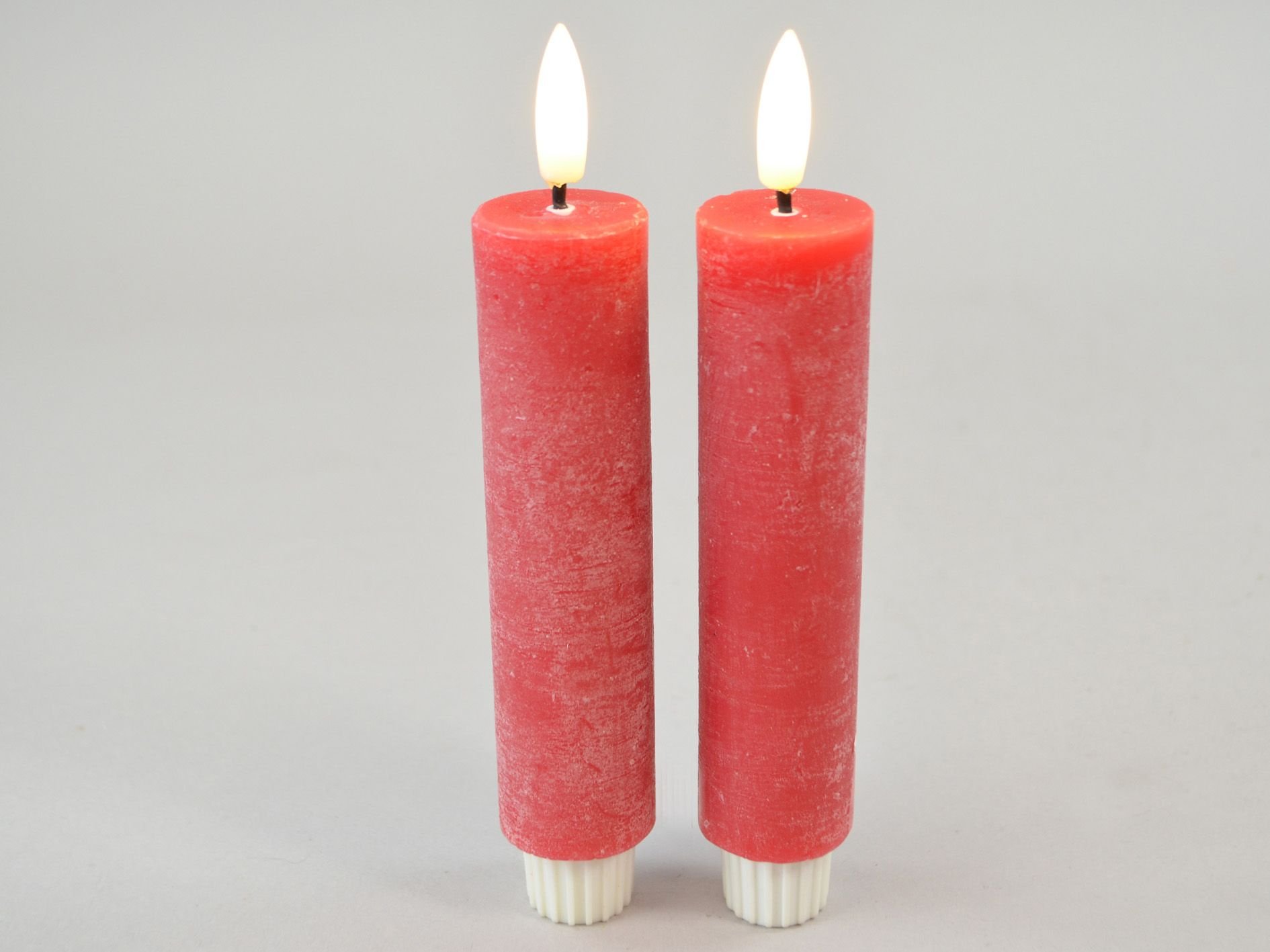 DEKO FLORALE, Bedelys, LED 3/H16,5 cm., rd, 2 stk.