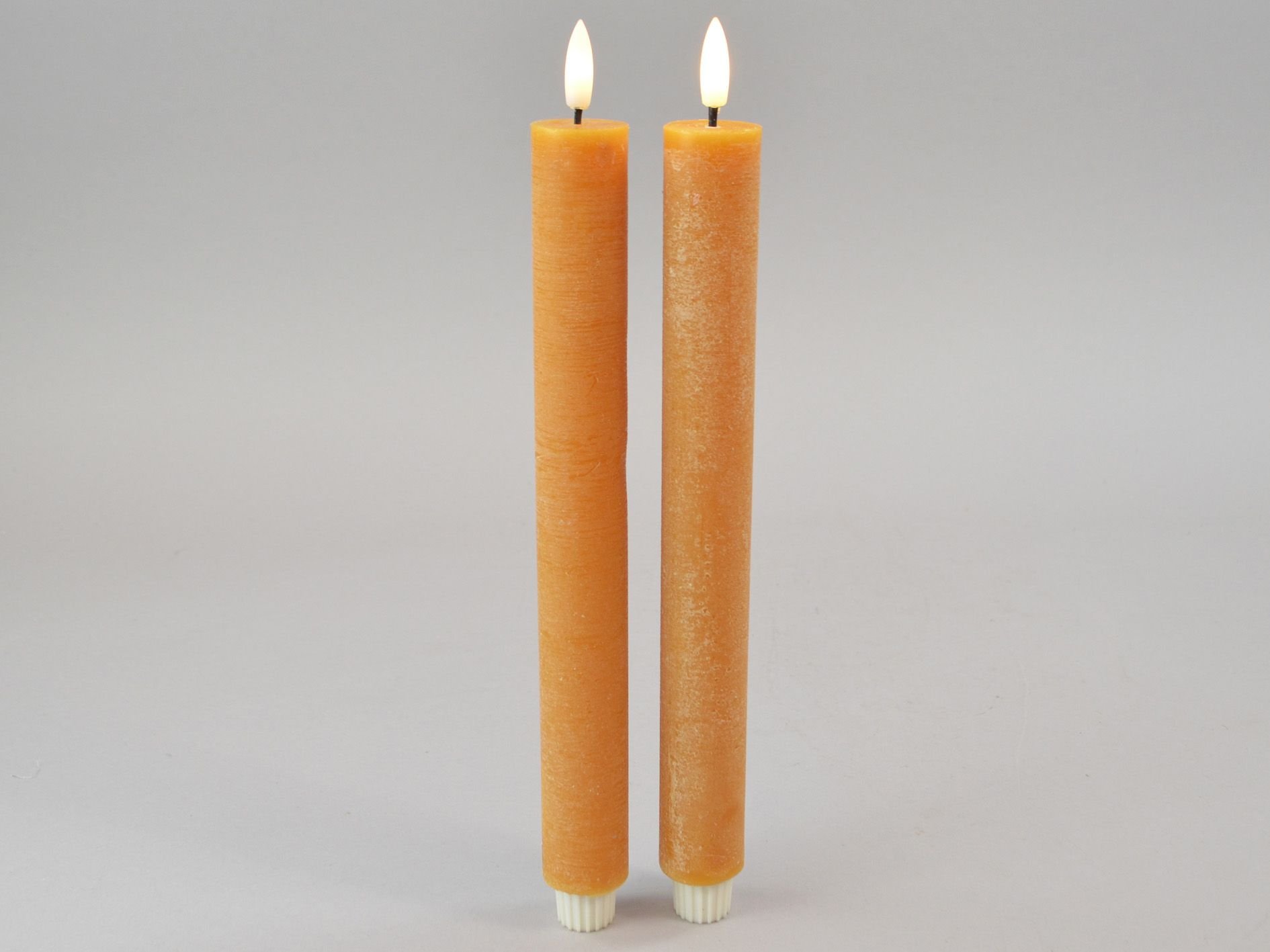 DEKO FLORALE, Kronelys, LED 3/H29 cm., honey, 2 stk.