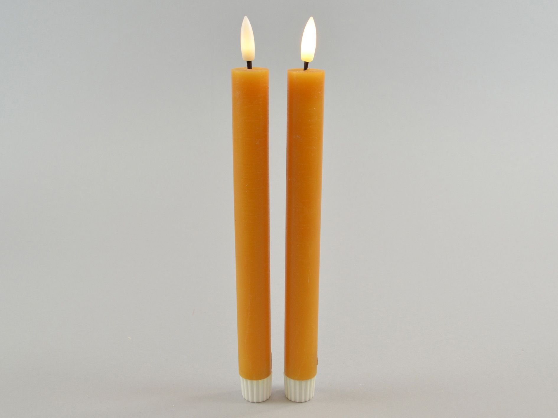 DEKO FLORALE, Kronelys (24 cm.) LED, honey, 2 stk.