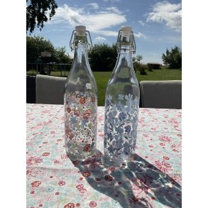 GreenGate, Glasflaske, Xenia, hvid