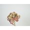 DEKO FLORALE, Kunstig hortensia, 50 cm, lyserd/grn