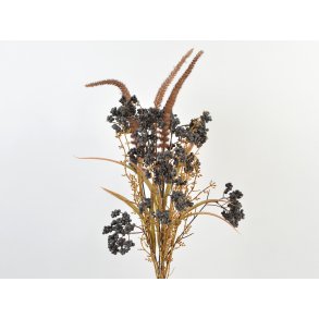 DEKO FLORALE, Buket med br og grs, 58 cm., efterr