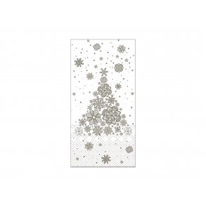 Chic Antique, Serviet med juletr, hvid