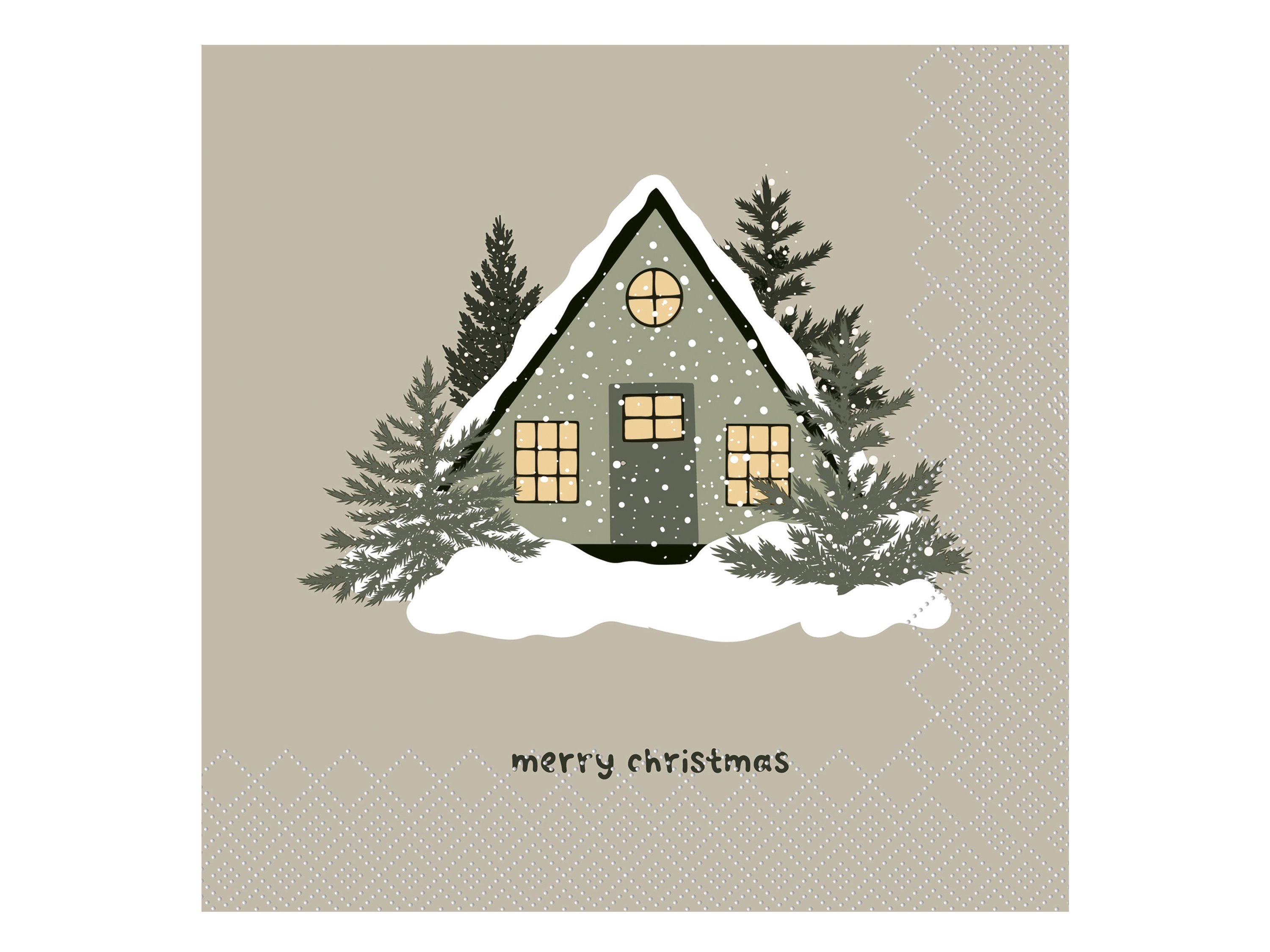 Chic Antique, Serviet, Merry Christmas