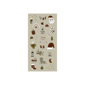 Chic Antique, Serviet (fransk gr) med julemotiver