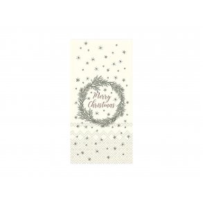 Chic Antique, Serviet med krans, creme