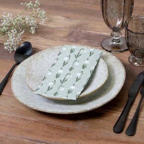 Chic Antique, Serviet med vinterg�k, verte