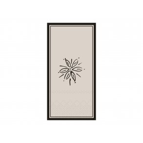 Chic Antique, Serviet med blomst, fransk gr