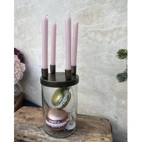 Chic Antique, Stage med 4 holdere til kertelys