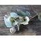 Chic Antique, Fleur julerose, H56cm. hvid