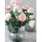 Chic Antique, Fleur Rose, H55 cm, creme