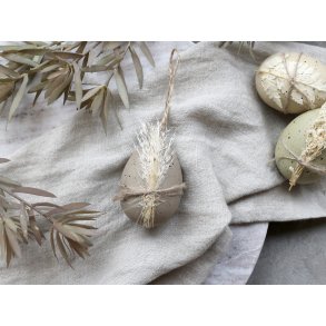 Chic Antique, Pskeg med trret blomster, latte