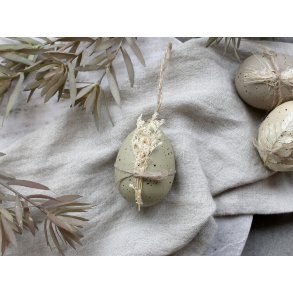 Chic Antique, Pskeg med trret blomster, stvet grn