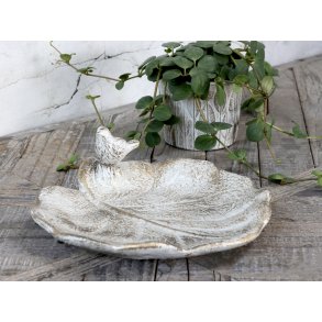 Chic Antique, Vittel Fuglebad med guld mnster