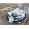 Chic Antique, Servietring med blomst, antique messing