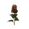 Chic Antique, Fleur Hortensia med blade, H85 cm., mocca