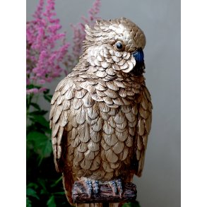 Chic Antique, Papeg�je p� fod, antique messing