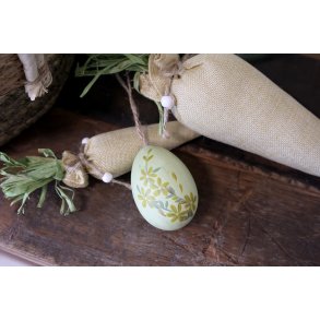 Chic Antique, Pskeg med hndmalede blomster, verte