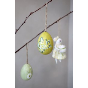 Chic Antique, Pskeg med hndmalede blomster, melon