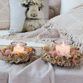 Chic Antique, Hurricane med blomsterkrans