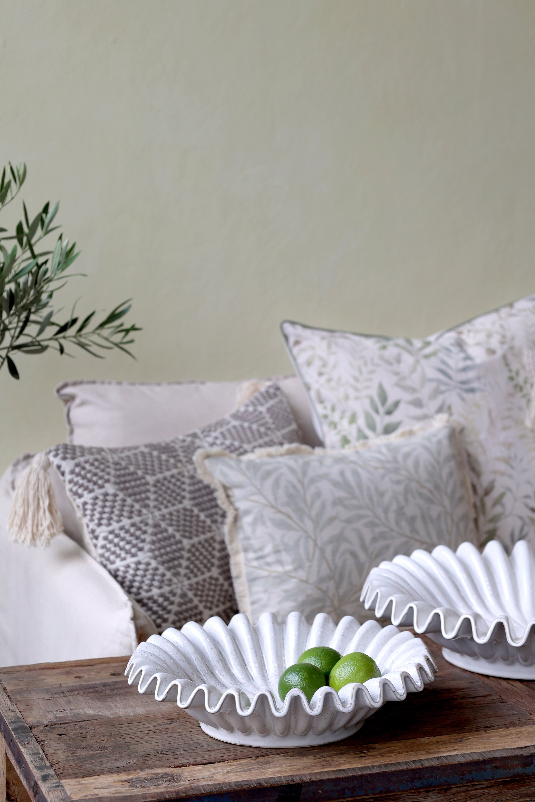 Chic Antique, Fad med rillet kant