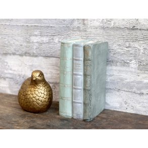 Chic Antique, Gl. franske Bger til deko, grnlig