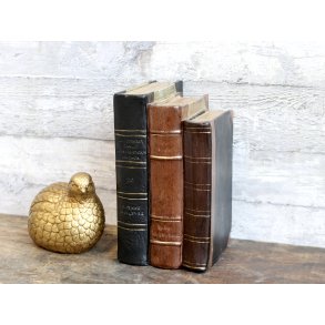 Chic Antique, Gl. franske Bger til deko, brunlig