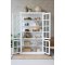 Chic Antique, Marseille Vitrineskab m. 4 lger & hylder, hvid