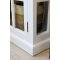 Chic Antique, Marseille Vitrine m. 4 lger og 4 skuffer, hvid
