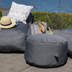 Chic Antique, Loungepuf til udendrs, kul