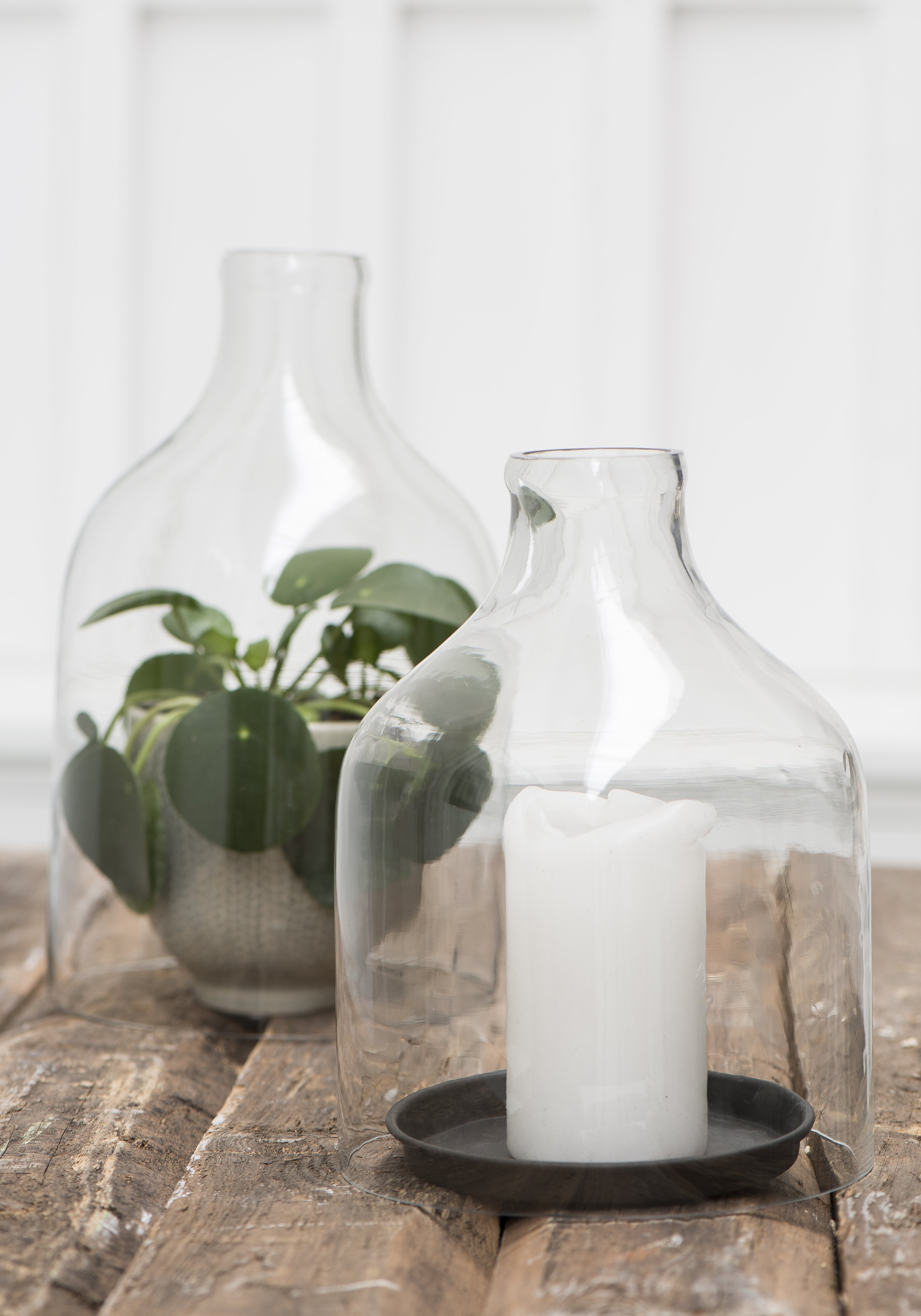 Ib Laursen, Lysbakke med kant, sort, 16 cm.