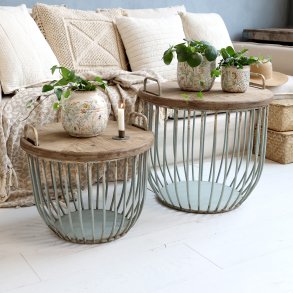 Chic Antique, Sofabord med trlg stor (opal)