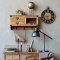 Chic Antique, Hylde med 2 skuffer og 3 knager