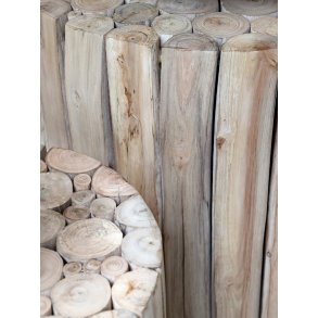 Chic Antique, Taburet i eukalyptustr, lille