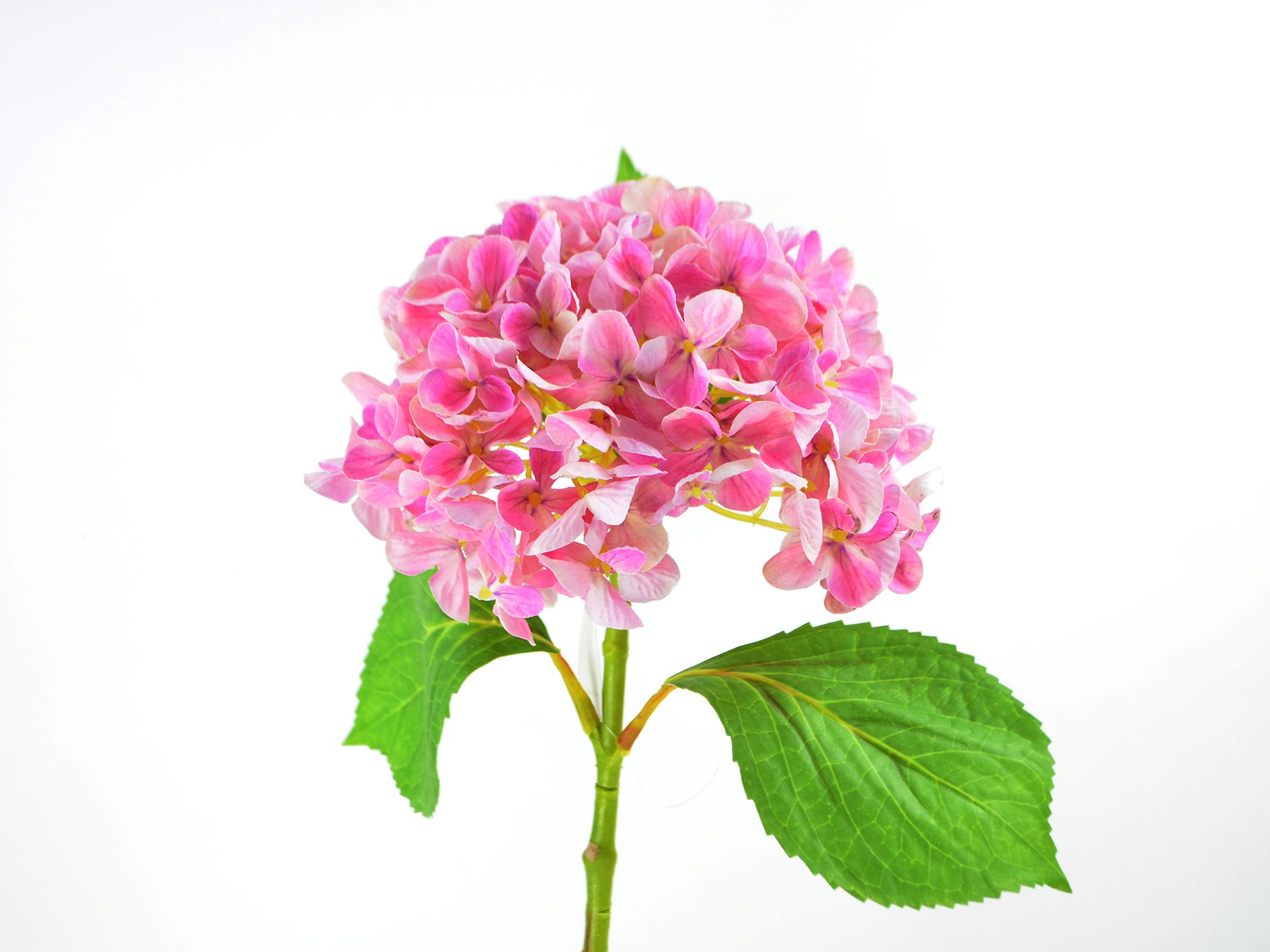 DEKO FLORALE, Kunstig hortensia, 44 cm, Lyserd