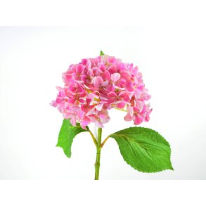 DEKO FLORALE, Kunstig hortensia, 44 cm, Lyserd