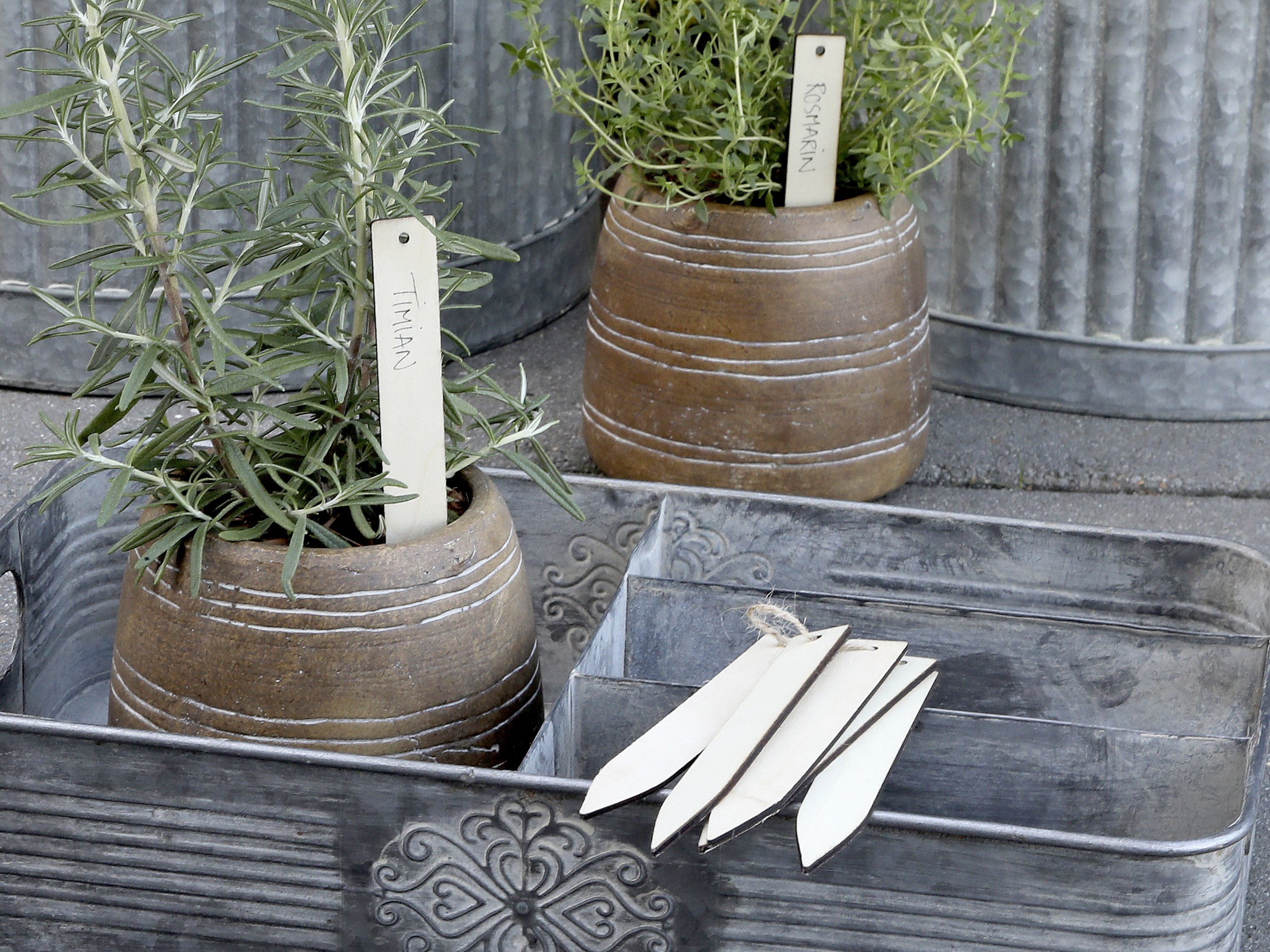 Chic Antique, Planteskilt st af 5 stk. 
