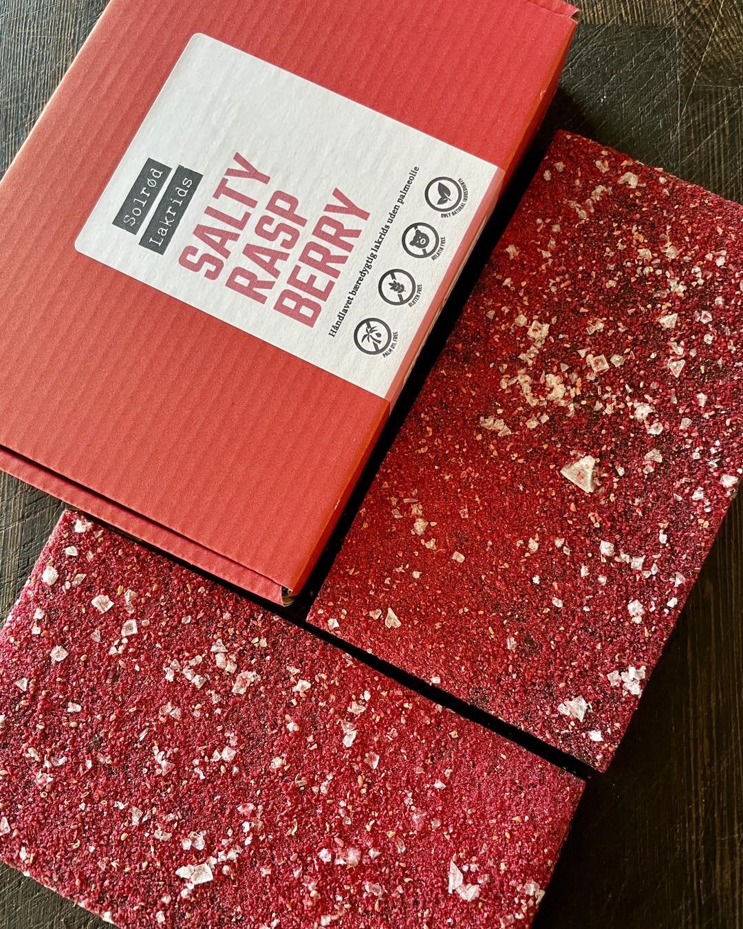 Solrd Lakrids, Salty Raspberry, limited edition