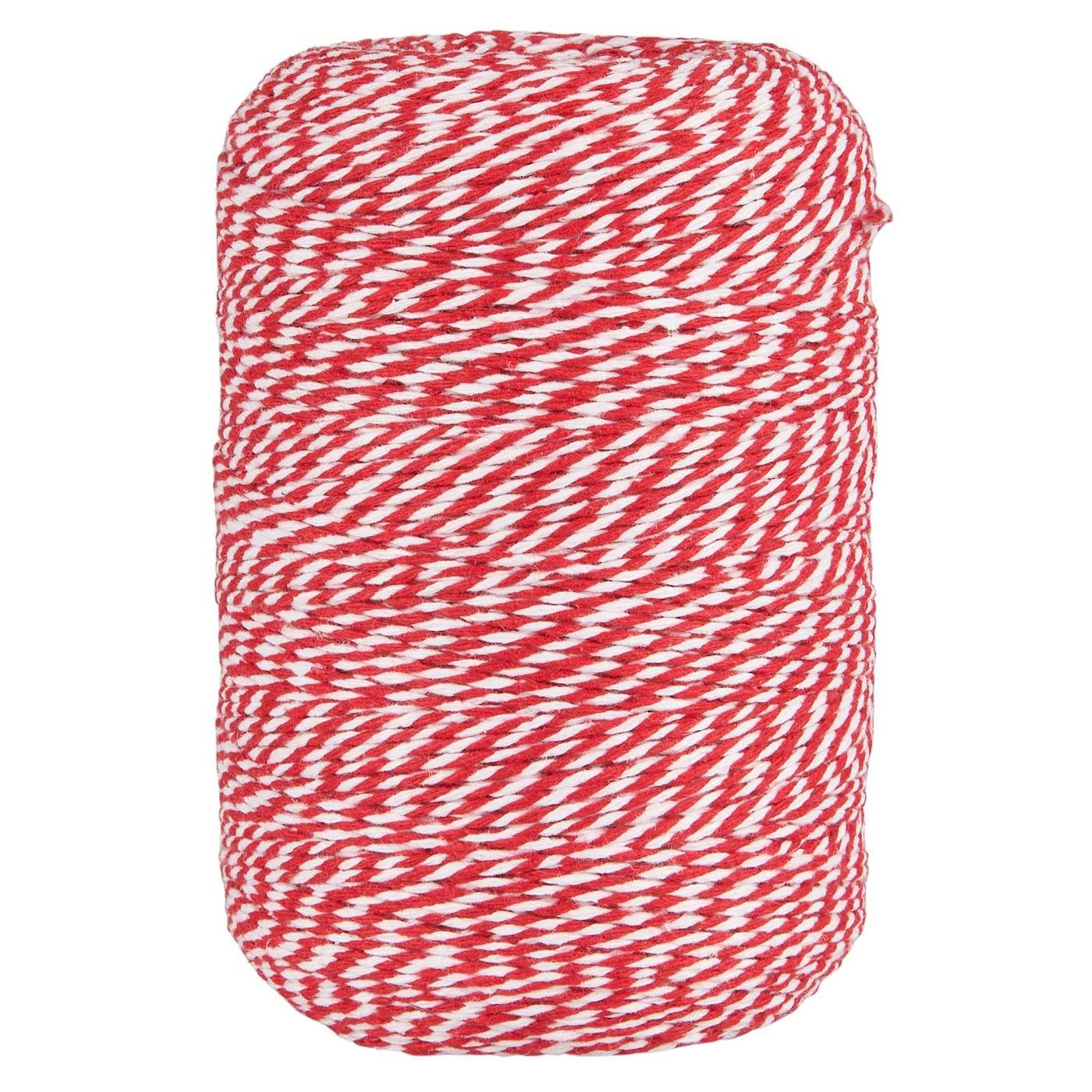 Ib Laursen, Bomuldsgarn rd/hvid, 400 m.