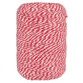 Ib Laursen, Bomuldsgarn rd/hvid, 400 m.