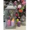 DEKO FLORALE, Lanterne med slvlook